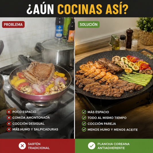 PLANCHA COREANA ANTIADHERENTE