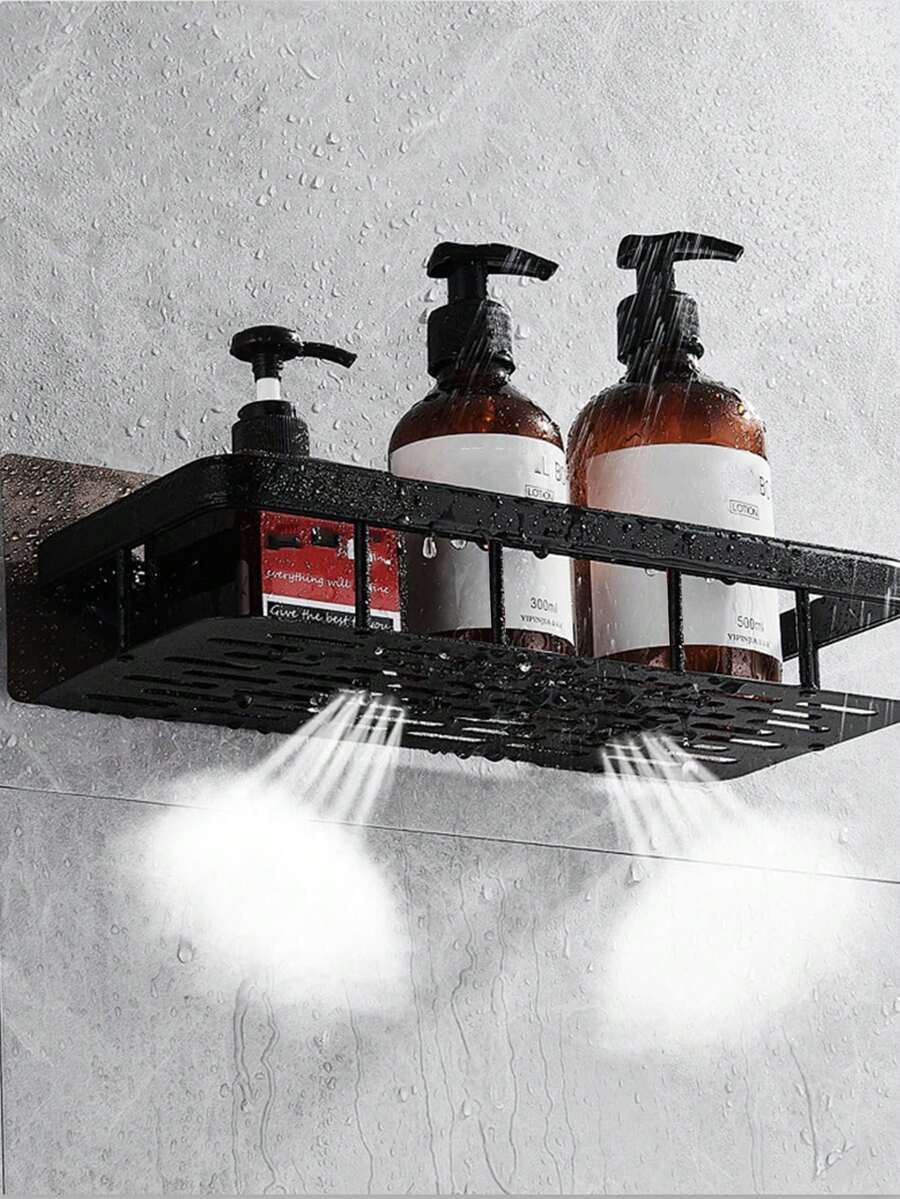 ESTANTE ADHESIVO PARA DUCHA  DE ALUMINIO