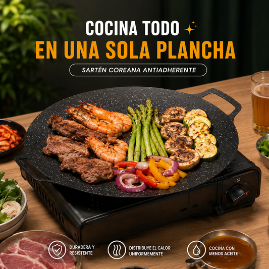 PLANCHA COREANA ANTIADHERENTE