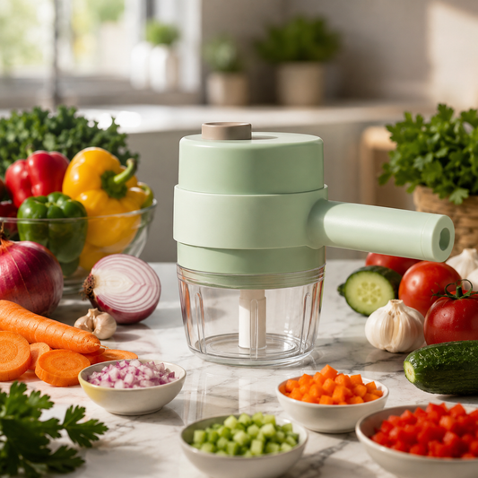 PICADOR ELÉCTRICO PORTÁTIL DE VERDURAS