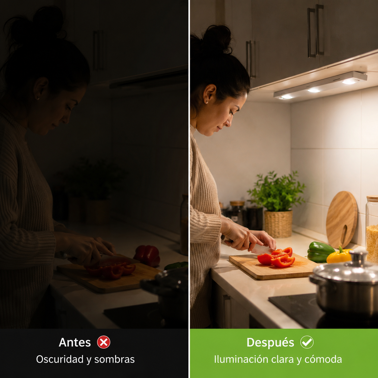 BARRA LED CON SENSOR DE MOVIMIENTO