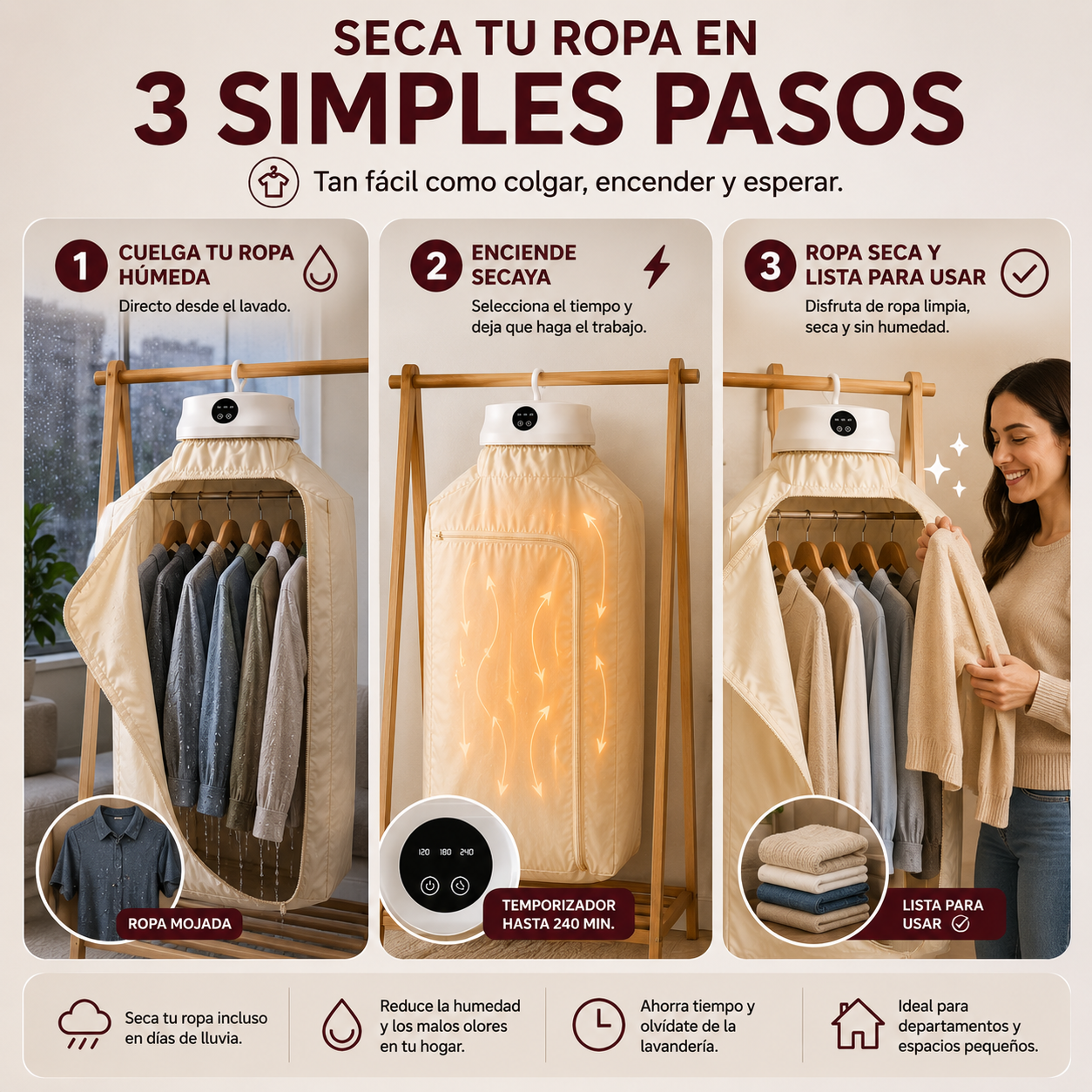 SecaYa | Olvídate de la ropa húmeda
