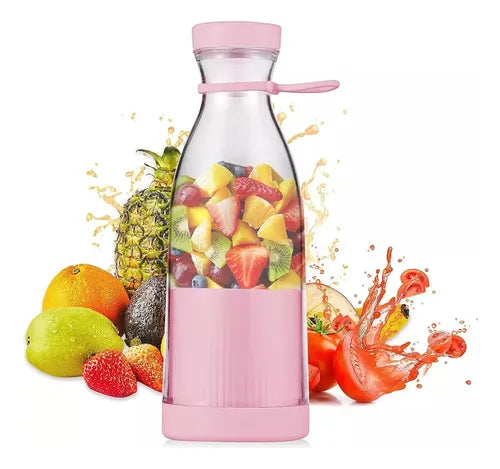 JUGUERA PORTÁTIL DE 420ml  CON 6 CUCHILLAS