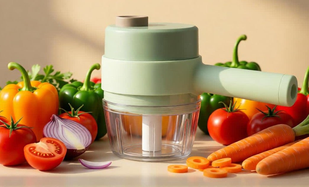 PICADOR ELÉCTRICO PORTÁTIL DE VERDURAS