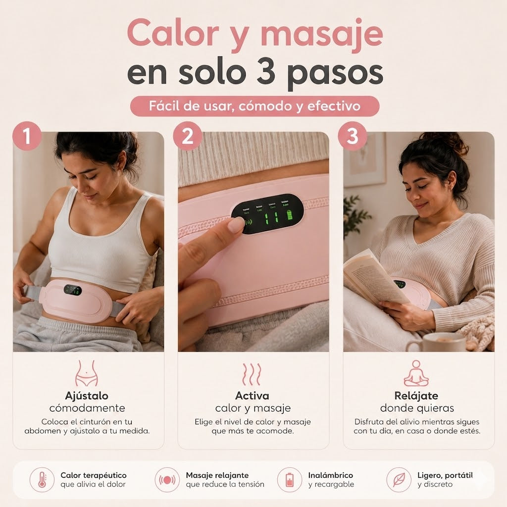 CINTURÓN ELÉCTRICO PARA CÓLICOS