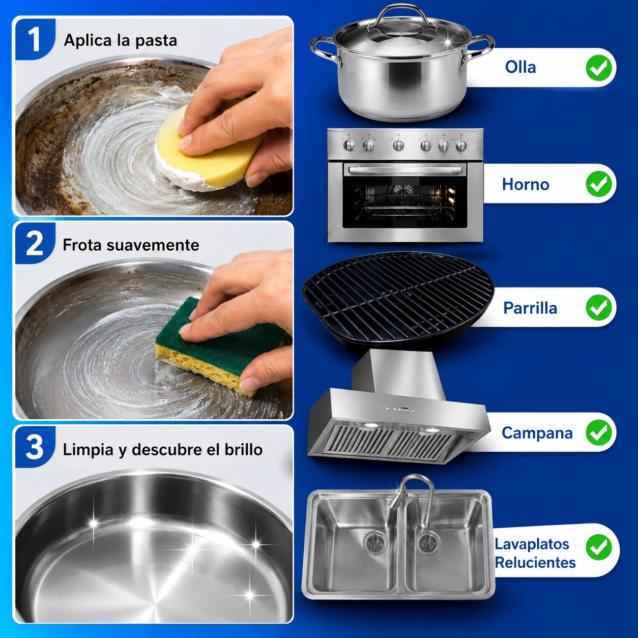 Pack 3x1 Pasta Mágica Limpiadora Multiusos