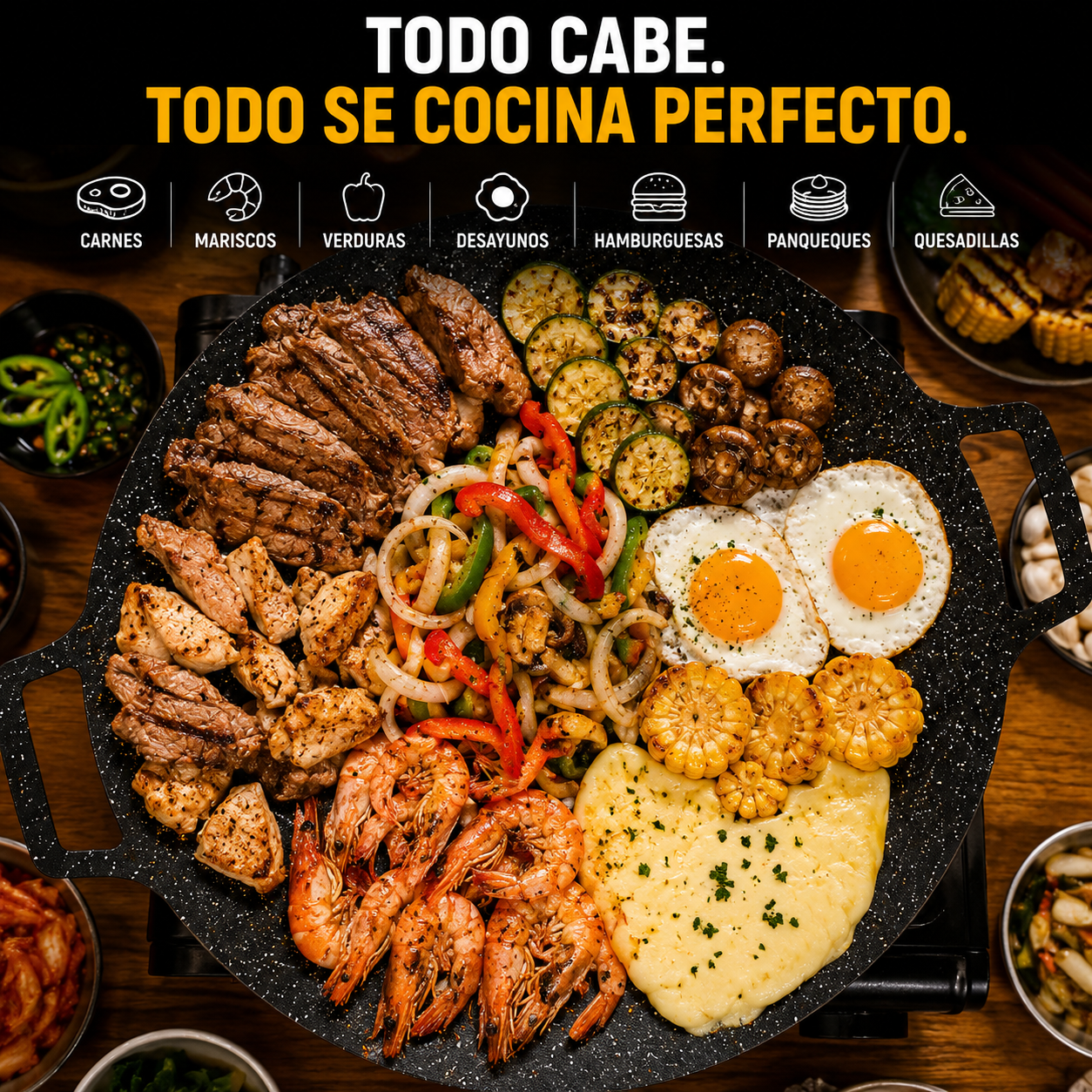 PLANCHA COREANA ANTIADHERENTE
