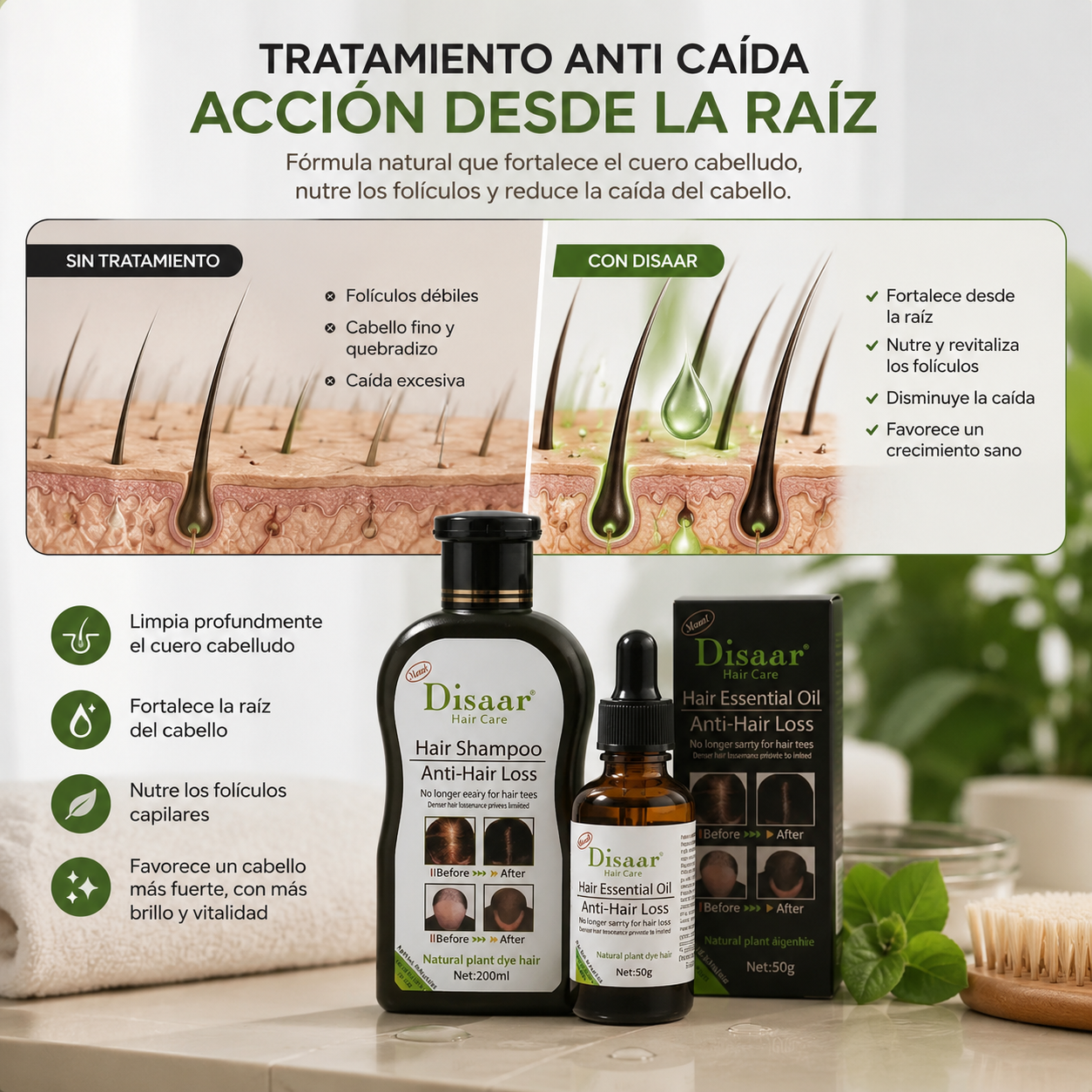 Pack Shampoo Y Serum Anticaida