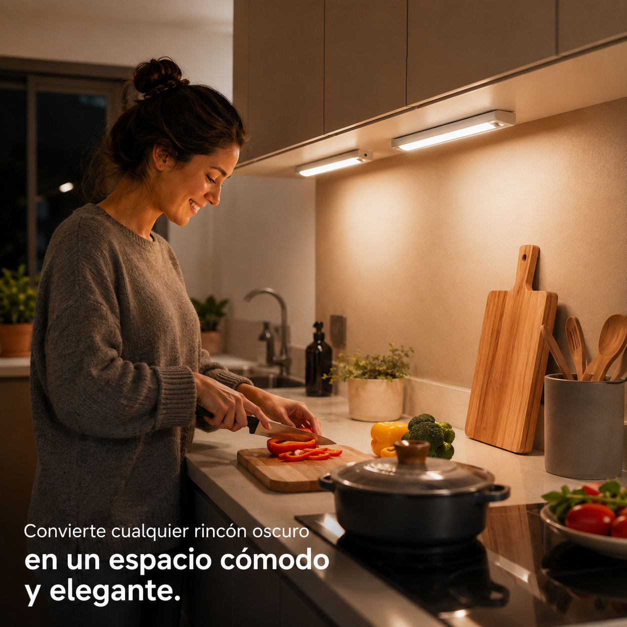 BARRA LED CON SENSOR DE MOVIMIENTO