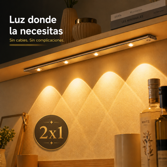 2X1 BARRA LED CON SENSOR DE MOVIMIENTO