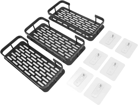 ESTANTE ADHESIVO PARA DUCHA  DE ALUMINIO